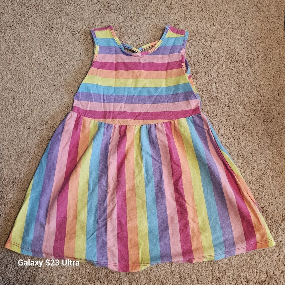 4 Colorful Kids Summer Dress Set